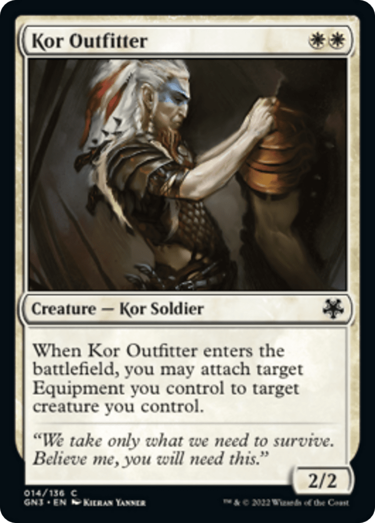 Kor Outfitter [Game Night: Free-for-All] MTG Single Magic: The Gathering  | Multizone: Comics And Games