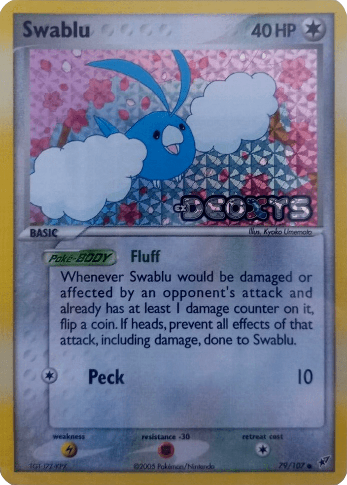 Swablu (79/107) (Stamped) [EX: Deoxys] Pokemon Single Pokémon  | Multizone: Comics And Games