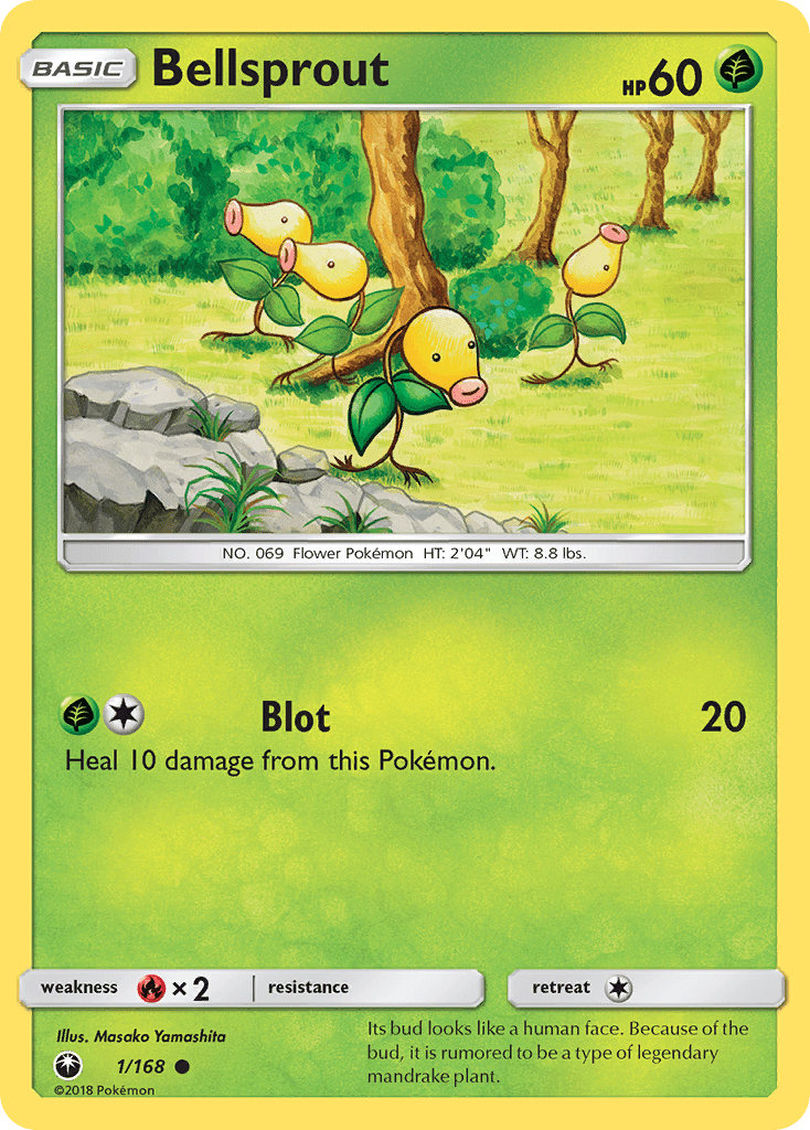 Bellsprout (1/168) [Sun & Moon: Celestial Storm] Pokemon Single Pokémon  | Multizone: Comics And Games