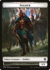 Soldier Token // The Monarch Token [Commander Legends Tokens] MTG Single Magic: The Gathering  | Multizone: Comics And Games