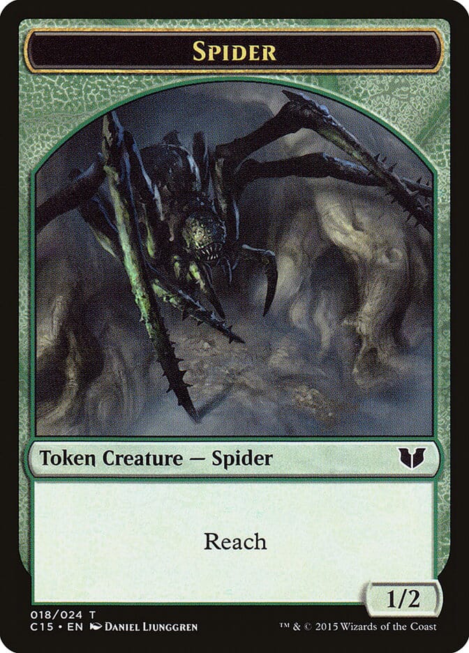 Bear // Spider Double-Sided Token [Commander 2015 Tokens] MTG Single Magic: The Gathering  | Multizone: Comics And Games