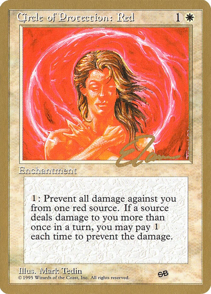 Circle of Protection: Red (Eric Tam) (SB) [Pro Tour Collector Set] MTG Single Magic: The Gathering  | Multizone: Comics And Games