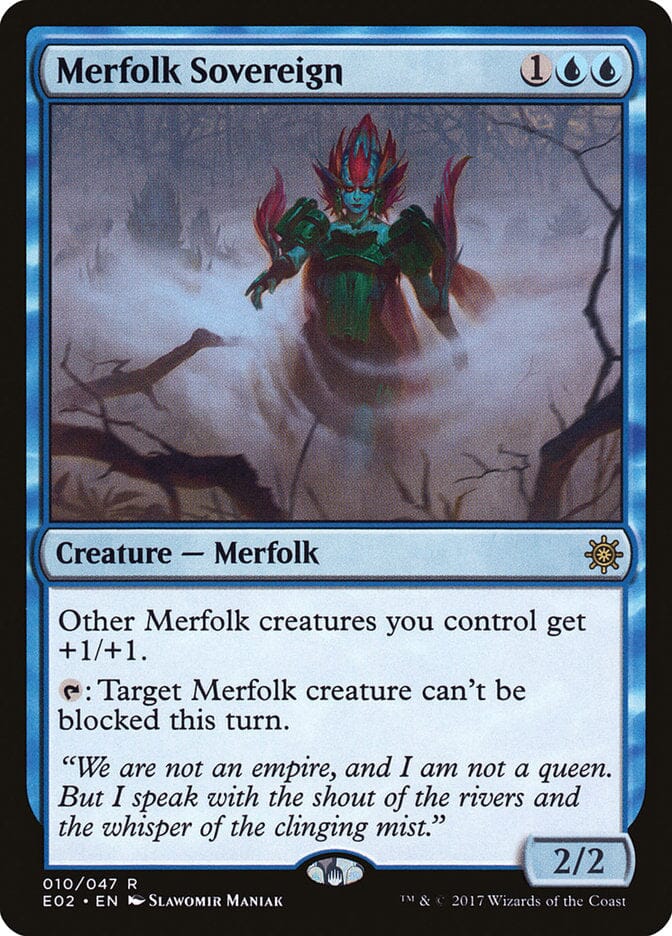 Merfolk Sovereign [Explorers of Ixalan] MTG Single Magic: The Gathering  | Multizone: Comics And Games