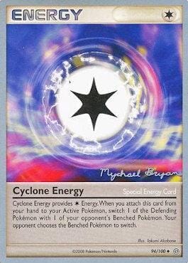 Cyclone Energy (94/100) (Happy Luck - Mychael Bryan) [World Championships 2010] Pokemon Single Pokémon  | Multizone: Comics And Games