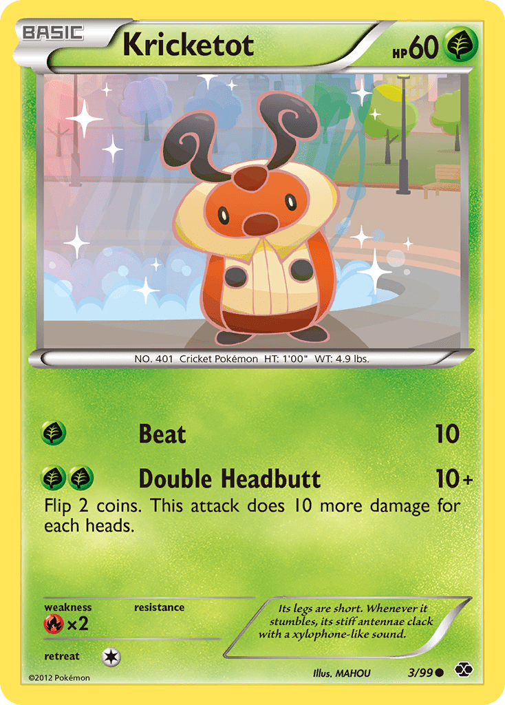 Kricketot (3/99) [Black & White: Next Destinies] Pokemon Single Pokémon  | Multizone: Comics And Games