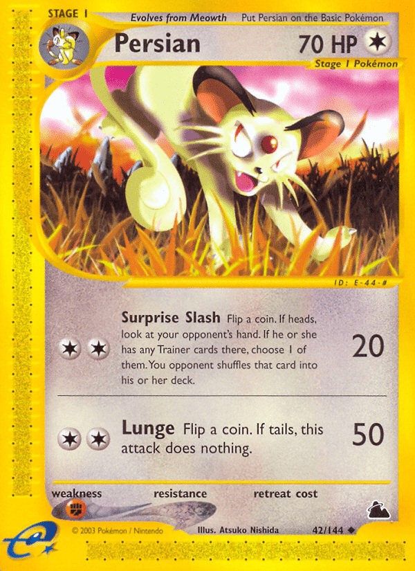 Persian (42/144) [Skyridge] Pokemon Single Pokémon  | Multizone: Comics And Games