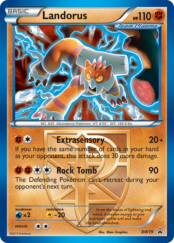 Landorus (BW79) (Team Plasma) [Black & White: Black Star Promos] Pokemon Single Pokémon  | Multizone: Comics And Games