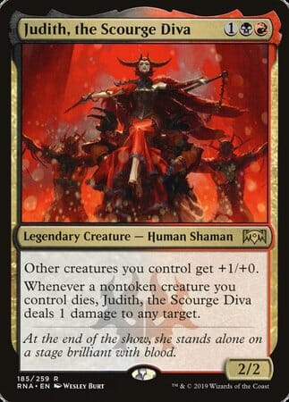 Judith, the Scourge Diva [Ravnica Allegiance] MTG Single Magic: The Gathering  | Multizone: Comics And Games