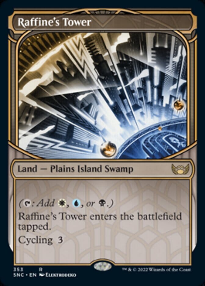 Raffine's Tower (Showcase Skyscraper) [Streets of New Capenna] MTG Single Magic: The Gathering  | Multizone: Comics And Games