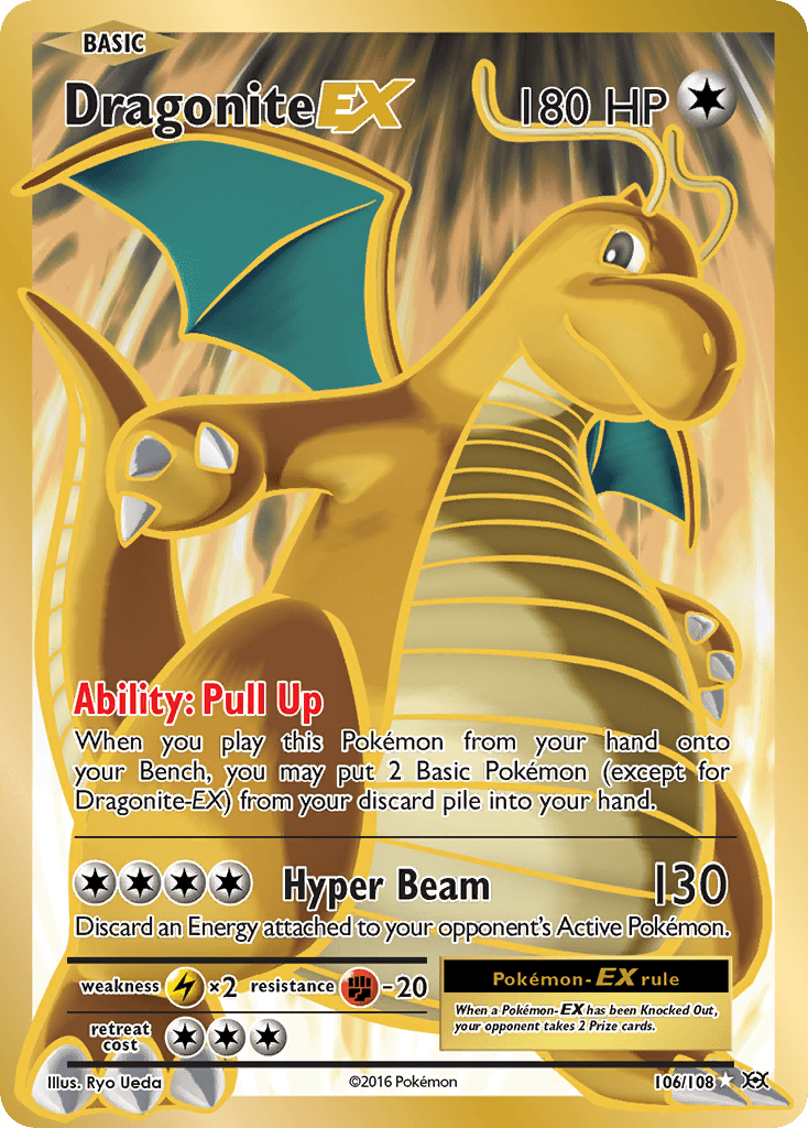 Dragonite EX (106/108) [XY: Evolutions] Pokemon Single Pokémon  | Multizone: Comics And Games