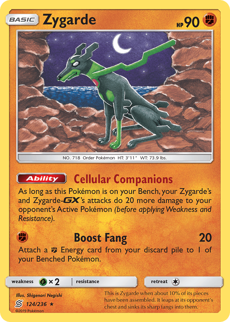 Zygarde (124/236) [Sun & Moon: Unified Minds] Pokemon Single Pokémon  | Multizone: Comics And Games