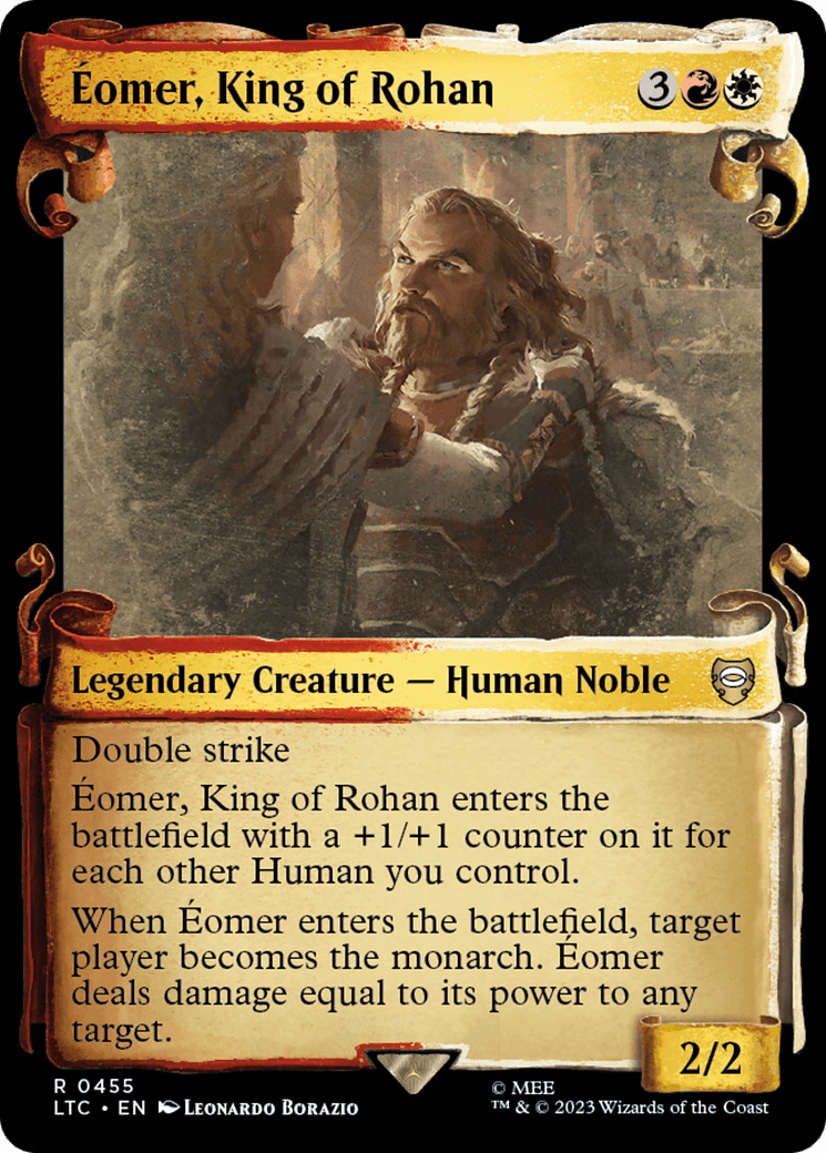 Eomer, King of Rohan [The Lord of the Rings: Tales of Middle-Earth Commander Showcase Scrolls] MTG Single Magic: The Gathering  | Multizone: Comics And Games