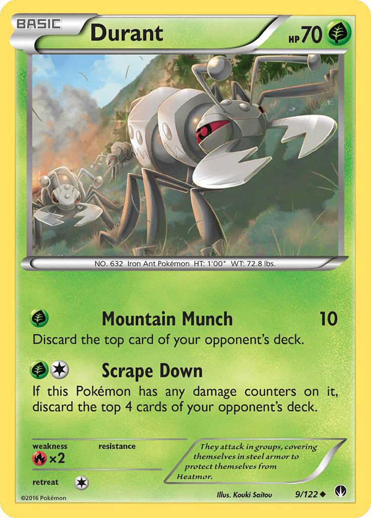 Durant (9/122) [XY: BREAKpoint] Pokemon Single Pokémon  | Multizone: Comics And Games