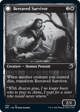 Bereaved Survivor // Dauntless Avenger [Innistrad: Double Feature] MTG Single Magic: The Gathering  | Multizone: Comics And Games