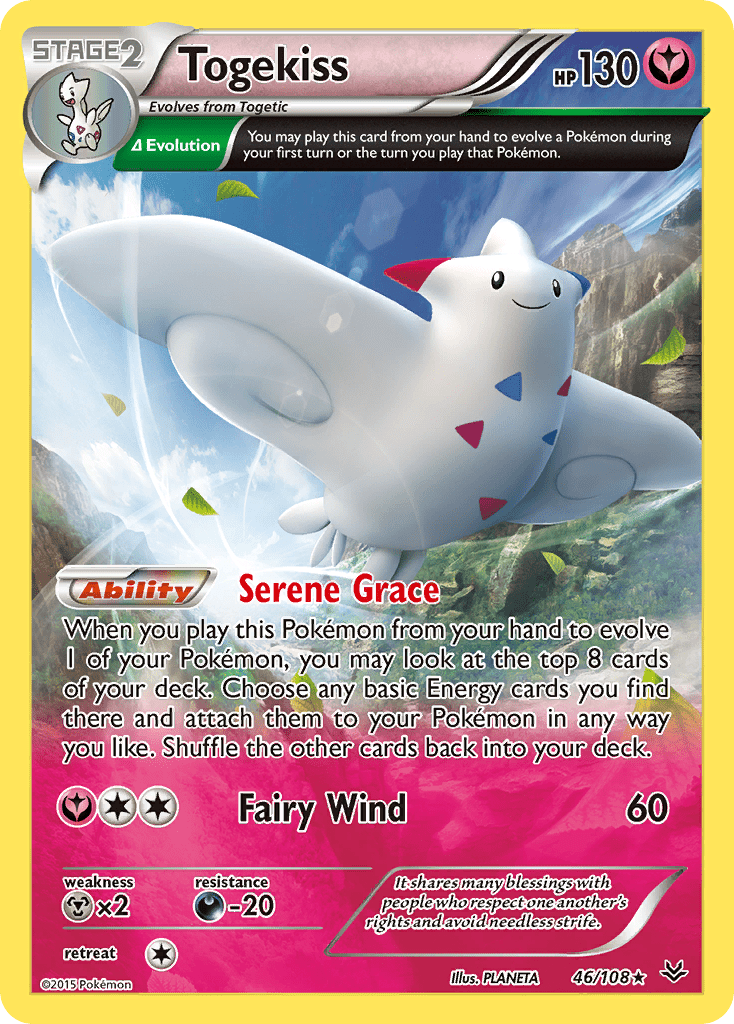 Togekiss (46/108) [XY: Roaring Skies] Pokemon Single Pokémon  | Multizone: Comics And Games