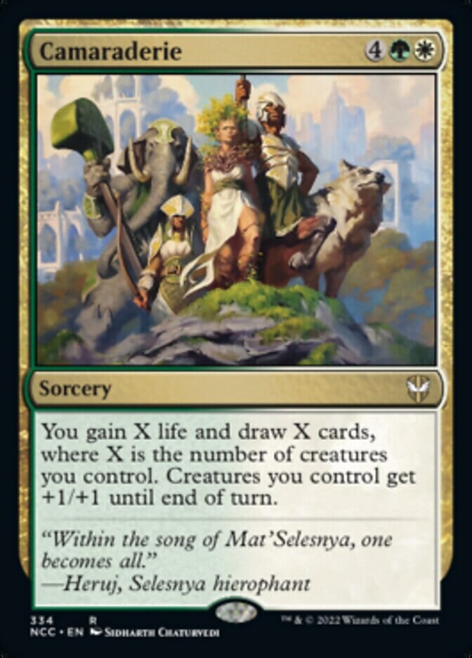 Camaraderie [Streets of New Capenna Commander] MTG Single Magic: The Gathering  | Multizone: Comics And Games