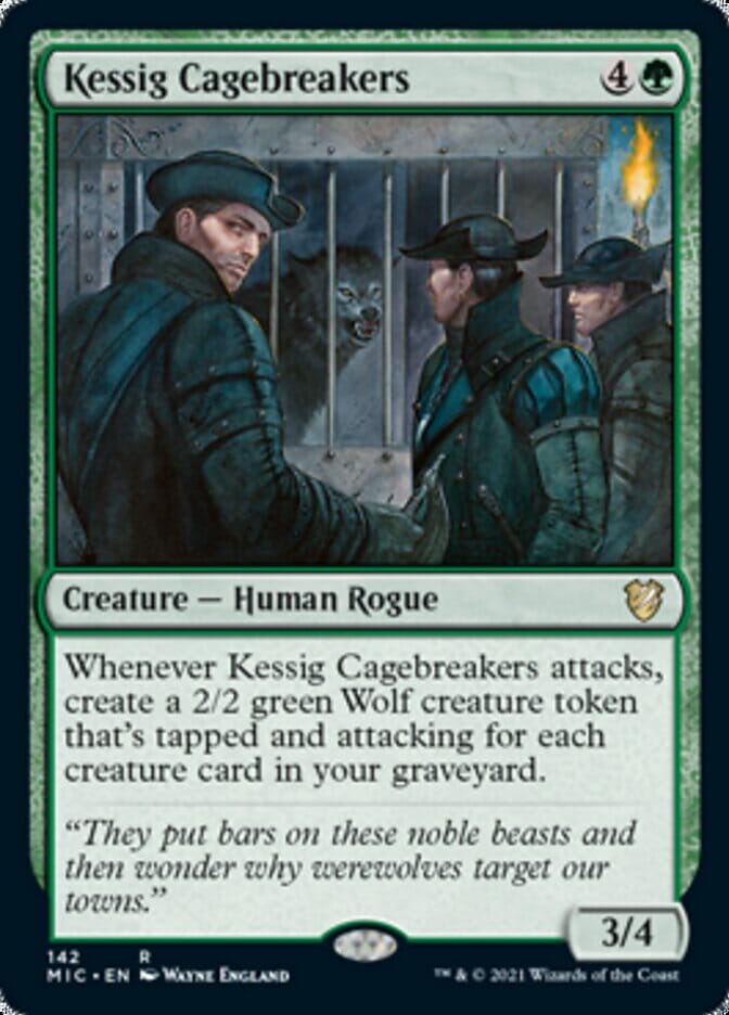 Kessig Cagebreakers [Innistrad: Midnight Hunt Commander] MTG Single Magic: The Gathering  | Multizone: Comics And Games