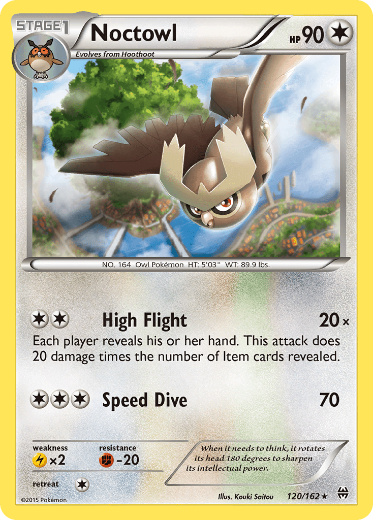 Noctowl (120/162) [XY: BREAKthrough] Pokemon Single Pokémon  | Multizone: Comics And Games