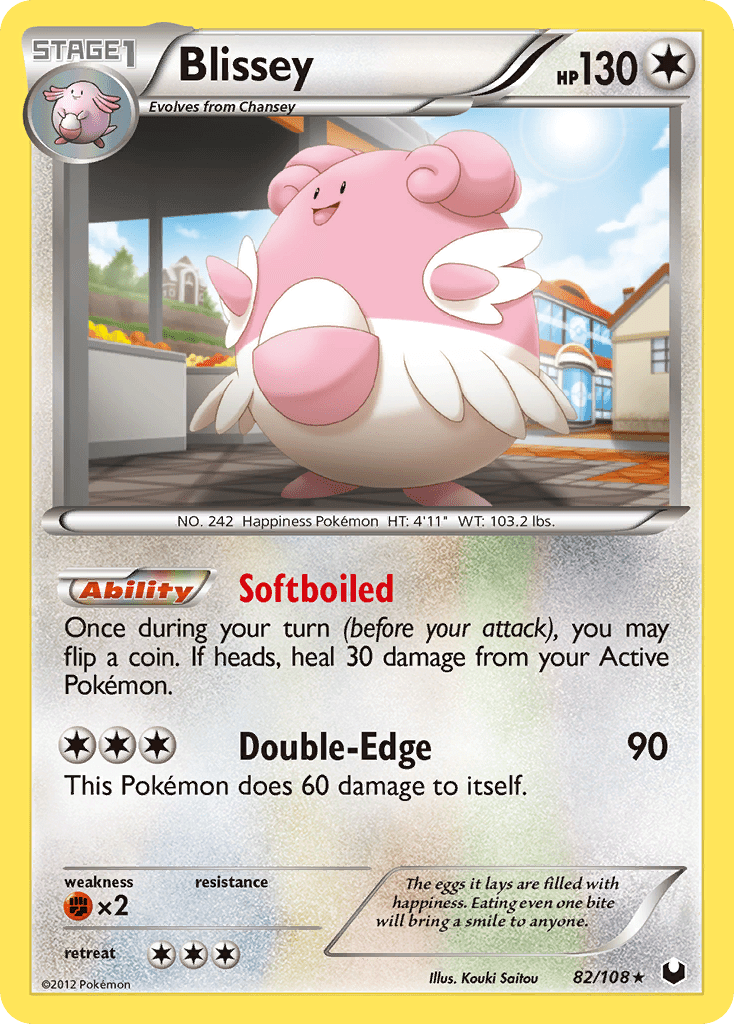 Blissey (82/108) [Black & White: Dark Explorers] Pokemon Single Pokémon  | Multizone: Comics And Games