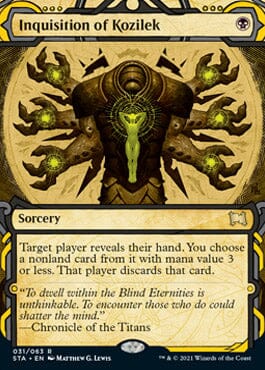 Inquisition of Kozilek (Etched Foil) [Strixhaven Mystical Archive] MTG Single Magic: The Gathering  | Multizone: Comics And Games