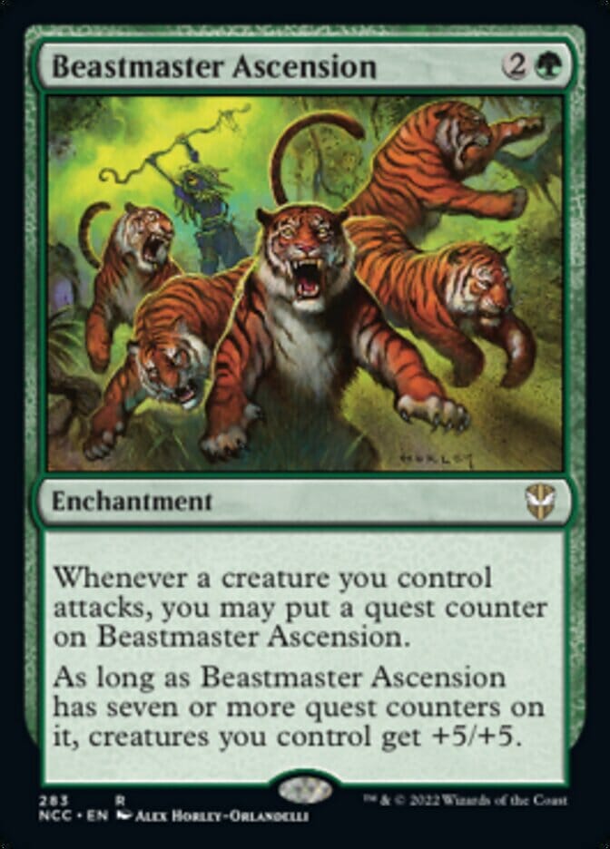 Beastmaster Ascension [Streets of New Capenna Commander] MTG Single Magic: The Gathering  | Multizone: Comics And Games