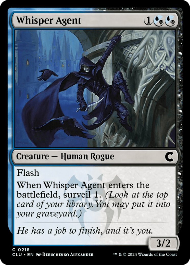 Whisper Agent [Ravnica: Clue Edition] MTG Single Magic: The Gathering  | Multizone: Comics And Games