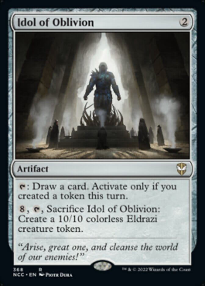 Idol of Oblivion [Streets of New Capenna Commander] MTG Single Magic: The Gathering  | Multizone: Comics And Games
