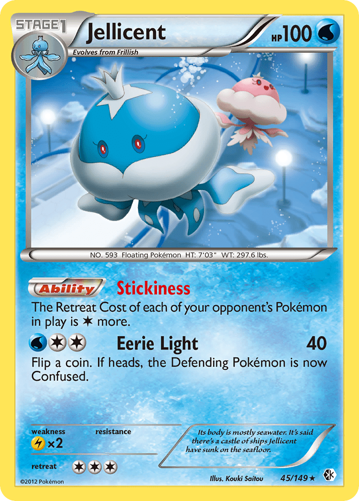 Jellicent (45/149) [Black & White: Boundaries Crossed] Pokemon Single Pokémon  | Multizone: Comics And Games