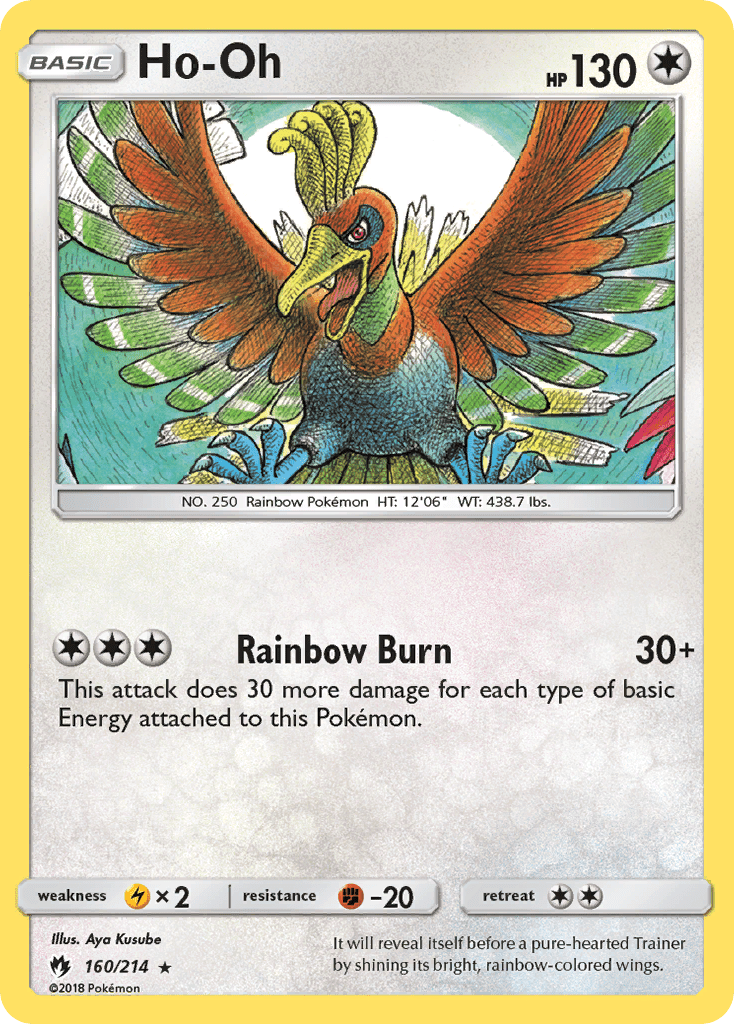 Ho-Oh (160/214) [Sun & Moon: Lost Thunder] Pokemon Single Pokémon  | Multizone: Comics And Games