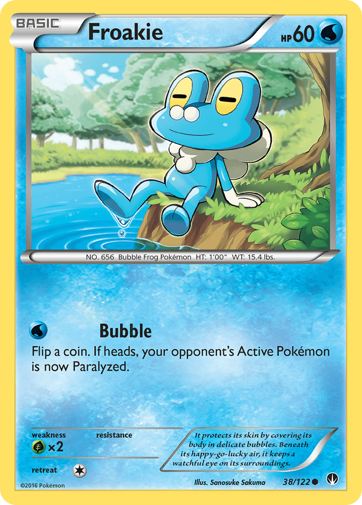 Froakie (38/122) [XY: BREAKpoint] Pokemon Single Pokémon  | Multizone: Comics And Games