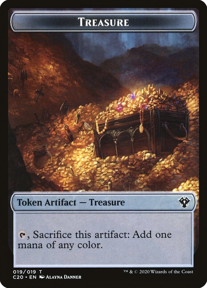 Treasure Token [Commander 2020] MTG Single Magic: The Gathering  | Multizone: Comics And Games