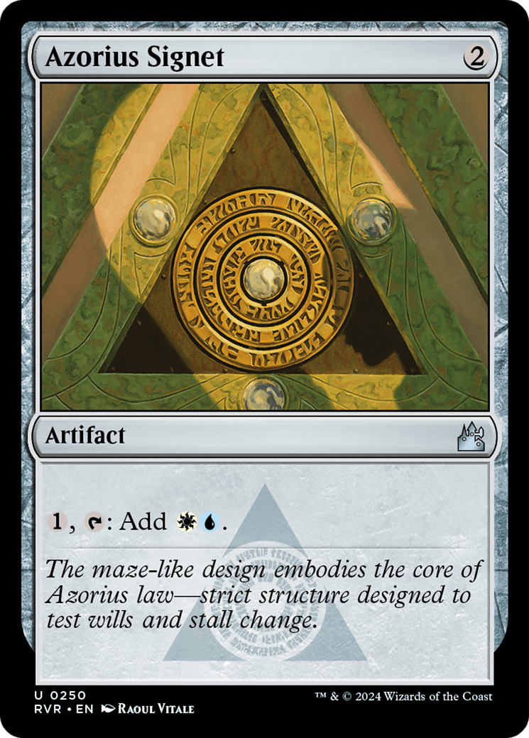 Azorius Signet [Ravnica Remastered] MTG Single Magic: The Gathering  | Multizone: Comics And Games