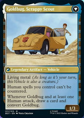 Goldbug, Humanity's Ally // Goldbug, Scrappy Scout [Universes Beyond: Transformers] | Multizone: Comics And Games