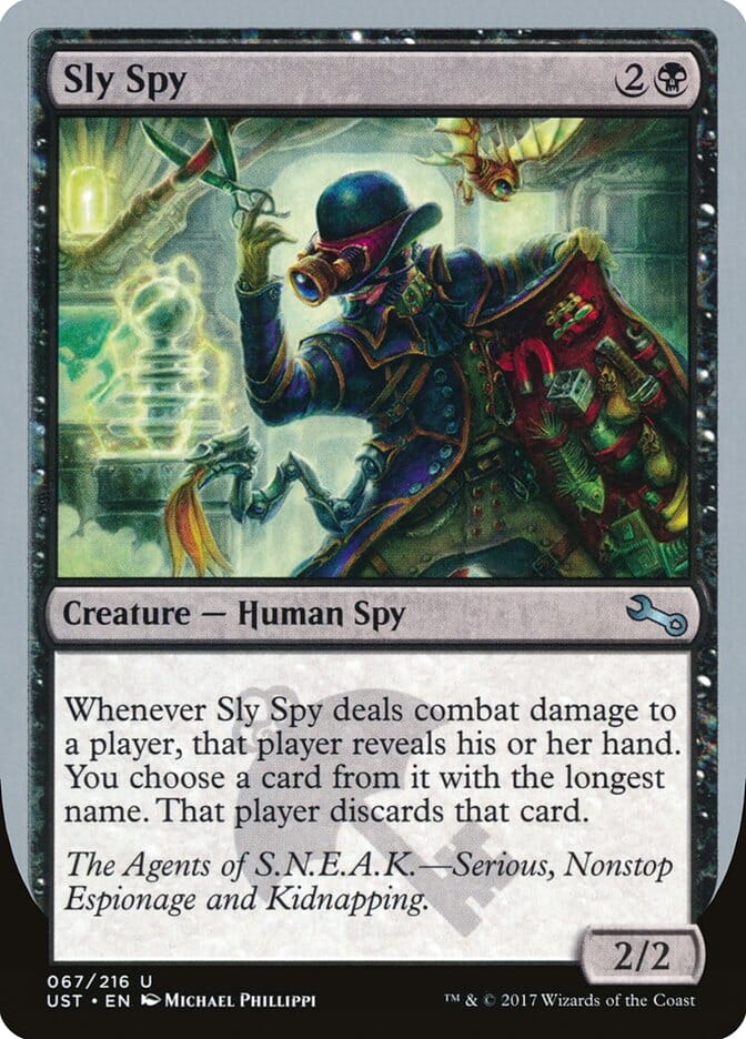 Sly Spy ("Serious, Nonstop Espionage and Kidnapping") [Unstable] MTG Single Magic: The Gathering  | Multizone: Comics And Games