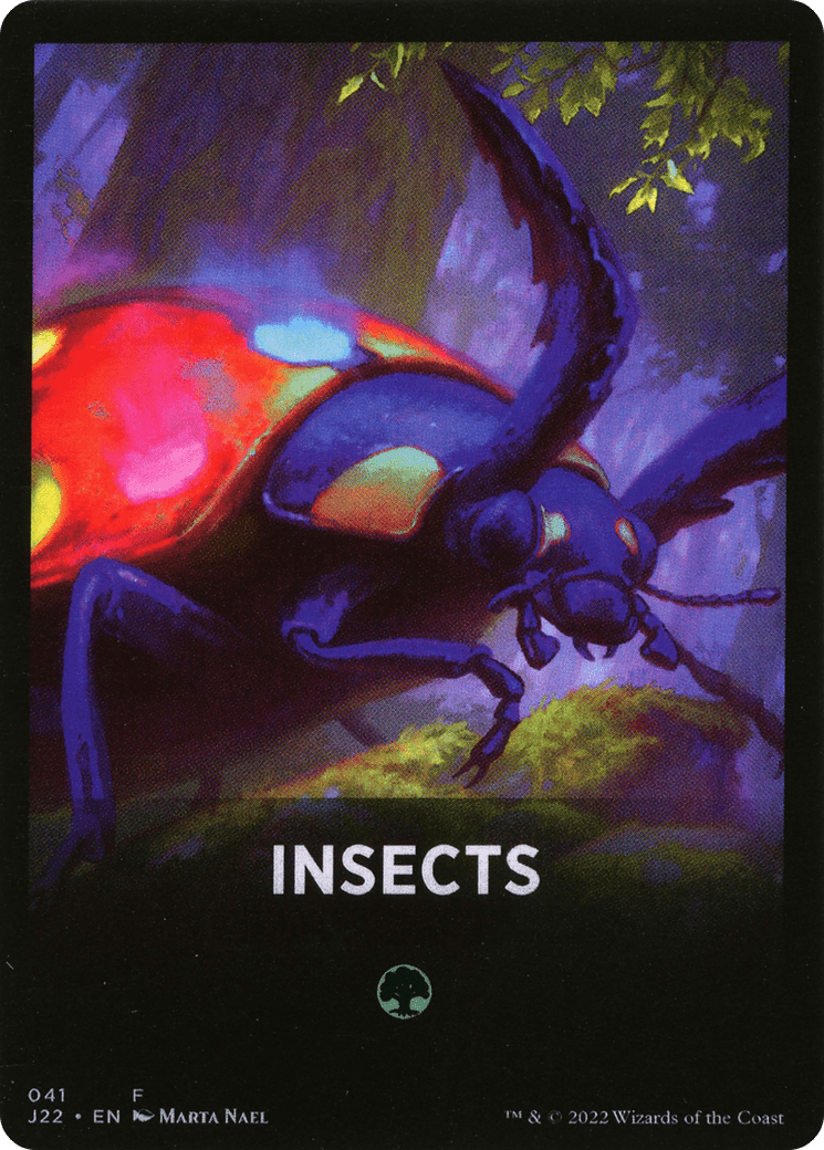 Insects Theme Card [Jumpstart 2022 Front Cards] MTG Single Magic: The Gathering  | Multizone: Comics And Games