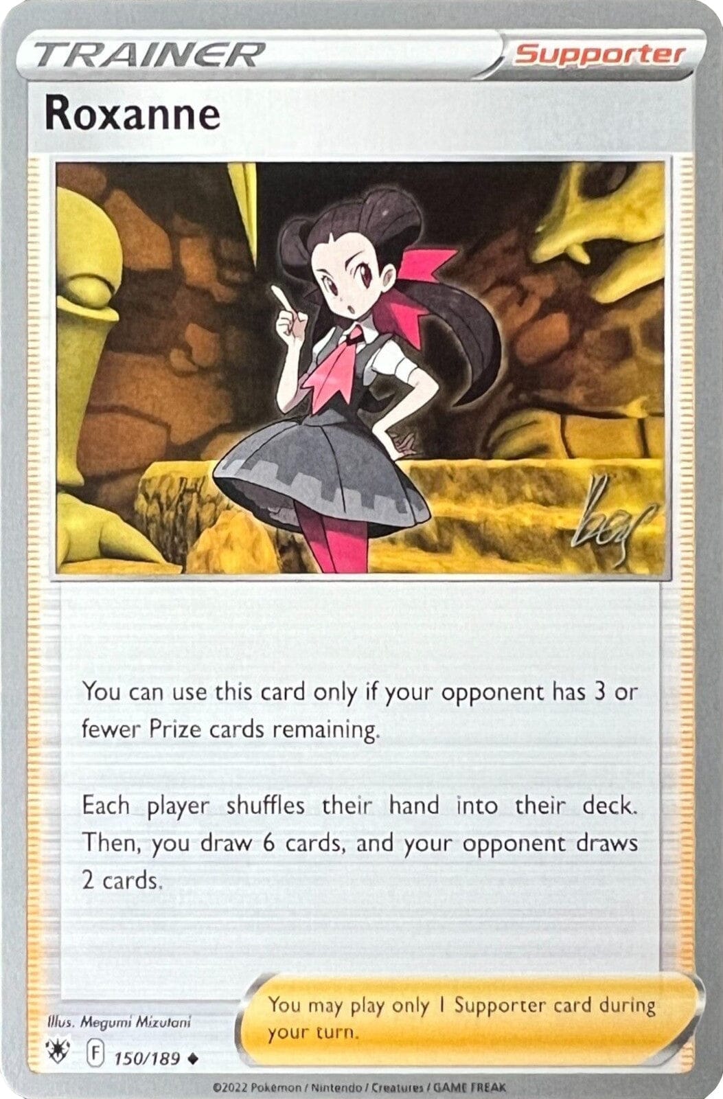 Roxanne (150/189) (Cheryl Again - Sebastian Lashmet) [World Championships 2022] Pokemon Single Pokémon  | Multizone: Comics And Games