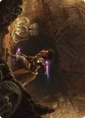 Dogged Pursuit Art Card [Kaldheim: Art Series] MTG Single Magic: The Gathering  | Multizone: Comics And Games