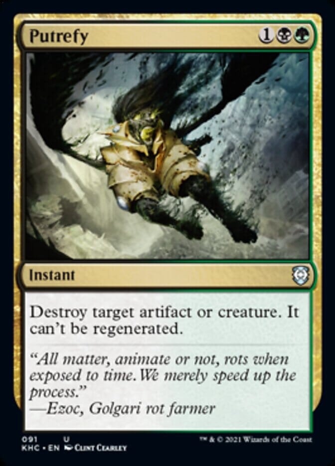 Putrefy [Kaldheim Commander] MTG Single Magic: The Gathering  | Multizone: Comics And Games