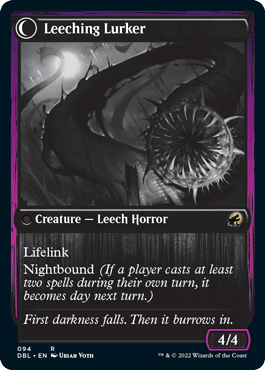 Curse of Leeches // Leeching Lurker [Innistrad: Double Feature] MTG Single Magic: The Gathering  | Multizone: Comics And Games