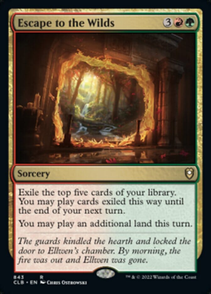 Escape to the Wilds [Commander Legends: Battle for Baldur's Gate] MTG Single Magic: The Gathering  | Multizone: Comics And Games