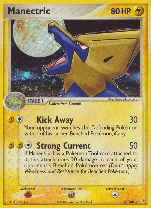 Manectric (8/100) [EX: Crystal Guardians] Pokemon Single Pokémon  | Multizone: Comics And Games