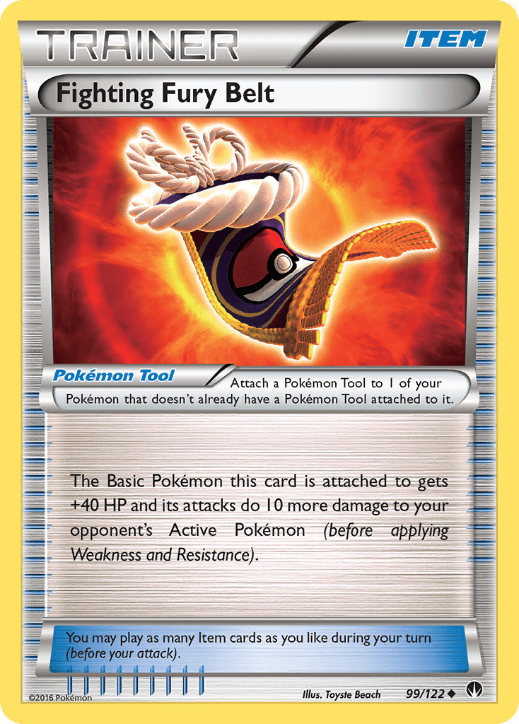 Fighting Fury Belt (99/122) [XY: BREAKpoint] Pokemon Single Pokémon  | Multizone: Comics And Games