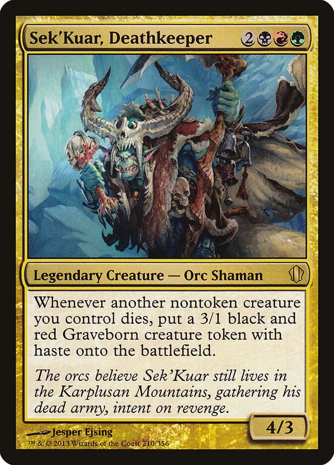Sek'Kuar, Deathkeeper [Commander 2013] MTG Single Magic: The Gathering  | Multizone: Comics And Games