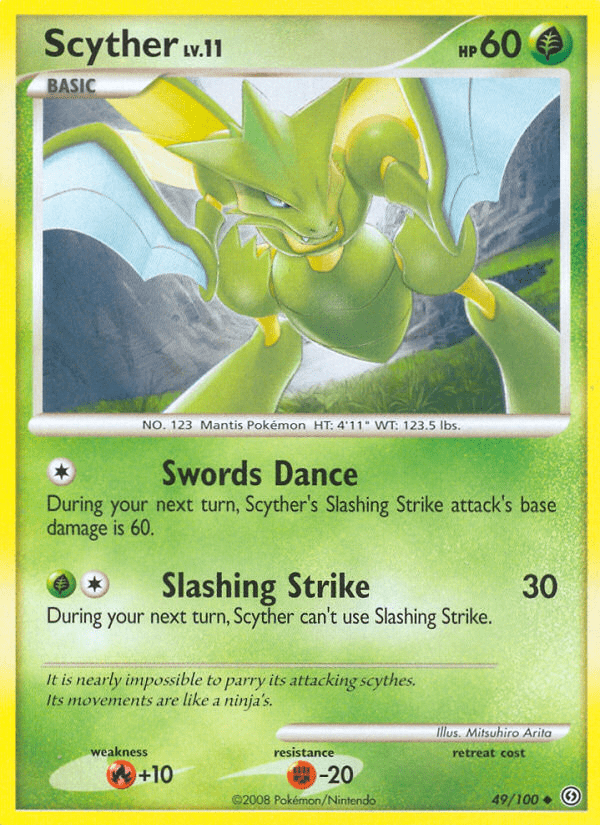 Scyther (49/100) [Diamond & Pearl: Stormfront] Pokemon Single Pokémon  | Multizone: Comics And Games