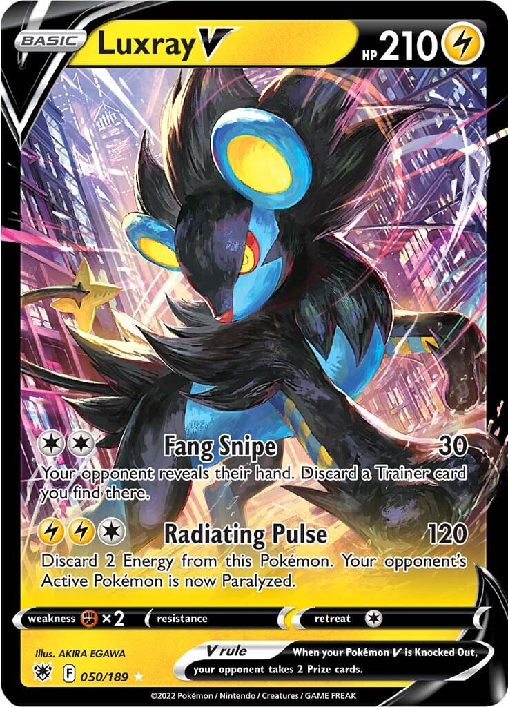 Luxray V (050/189) [Sword & Shield: Astral Radiance] Pokemon Single Pokémon  | Multizone: Comics And Games