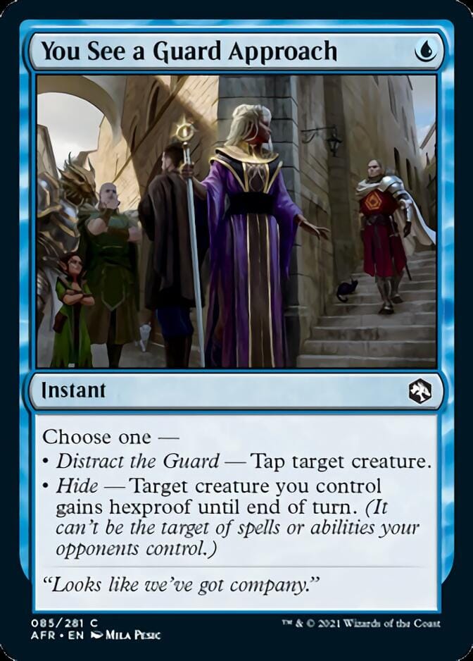 You See a Guard Approach [Dungeons & Dragons: Adventures in the Forgotten Realms] MTG Single Magic: The Gathering  | Multizone: Comics And Games