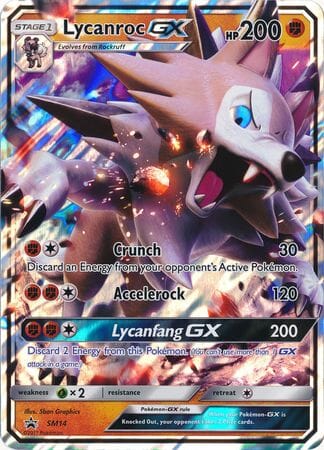 Lycanroc GX (SM14) (Jumbo Card) [Sun & Moon: Black Star Promos] Pokemon Single Pokémon  | Multizone: Comics And Games