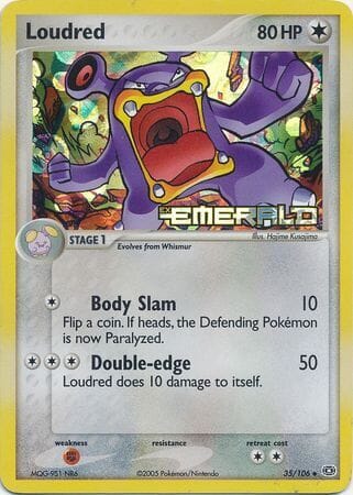 Loudred (35/106) (Stamped) [EX: Emerald] Pokemon Single Pokémon  | Multizone: Comics And Games