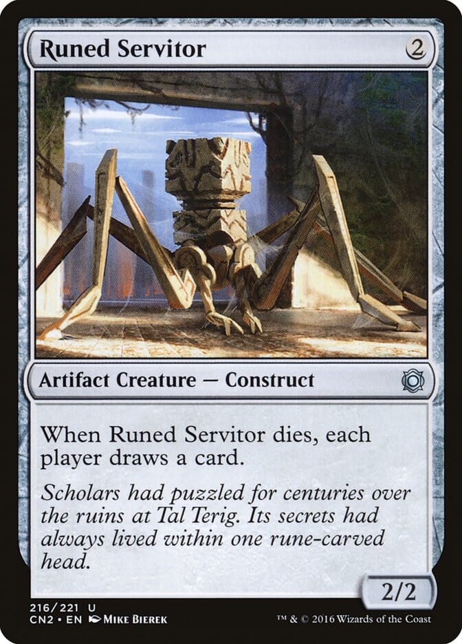 Runed Servitor [Conspiracy: Take the Crown] MTG Single Magic: The Gathering  | Multizone: Comics And Games