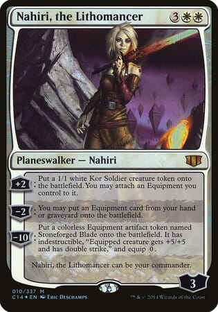 Nahiri, the Lithomancer (Commander 2014) [Commander 2014 Oversized] MTG Single Magic: The Gathering  | Multizone: Comics And Games